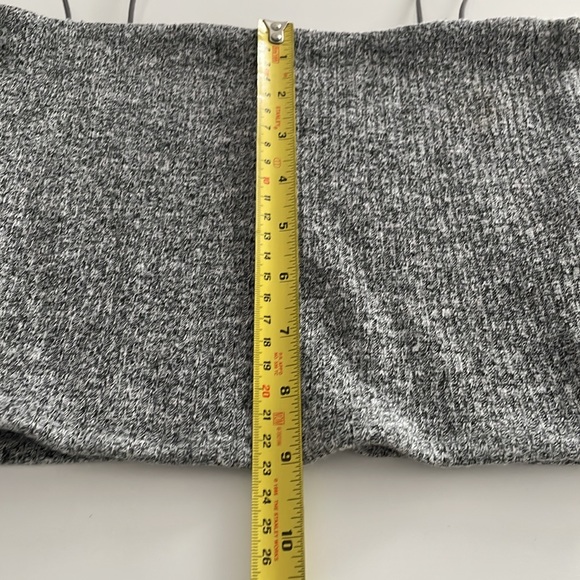 S Garage Crop Tube Top with Straps - Gray - Picture 9 of 10